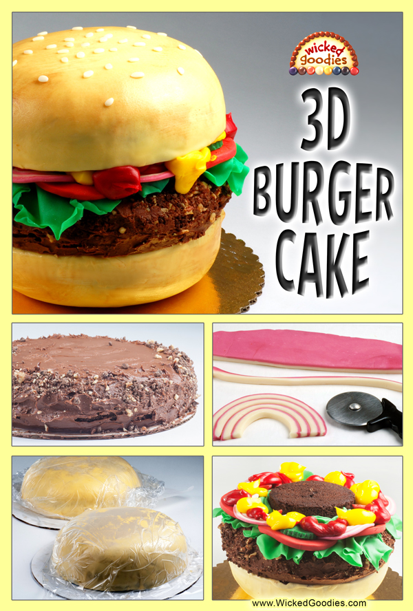 Hamburger Cake Tutorial