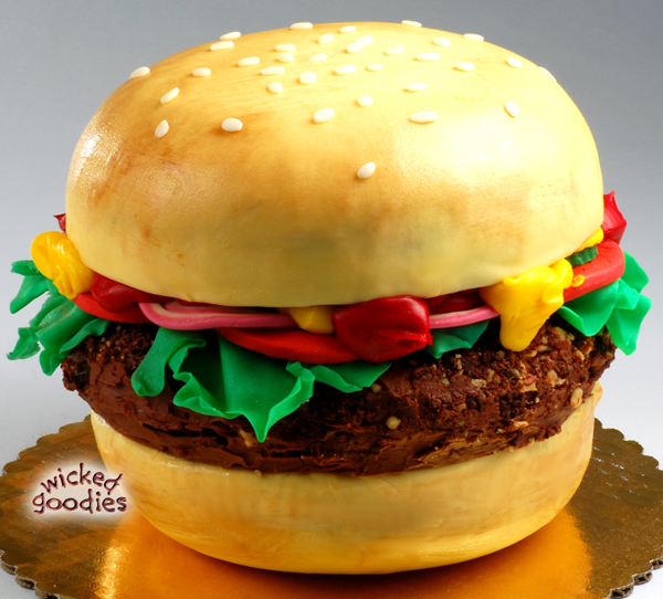 Hamburger Cake Tutorial