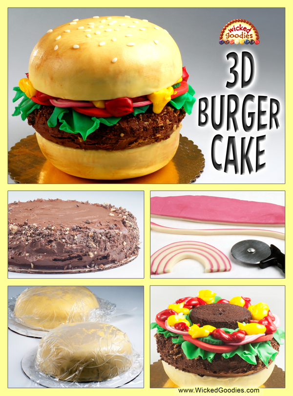 Hamburger Cake Tutorial