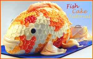 Fish Cake Tutorial by Wicked Goodies