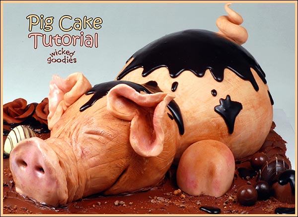 ow to Make a Pig Cake by Wicked Goodies