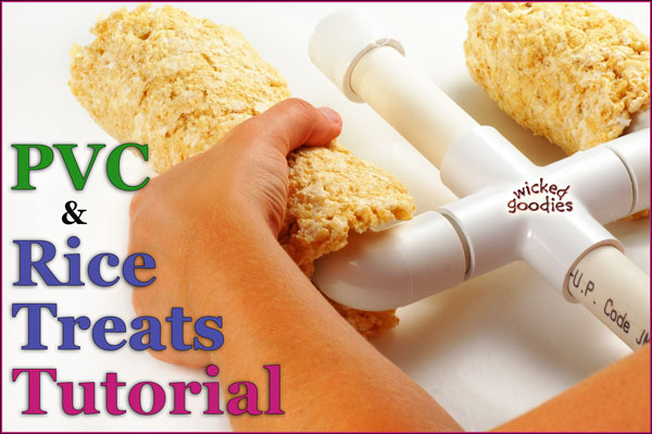 How to Sculpt Cakes with PVC and Rice Treats by Wicked Goodies