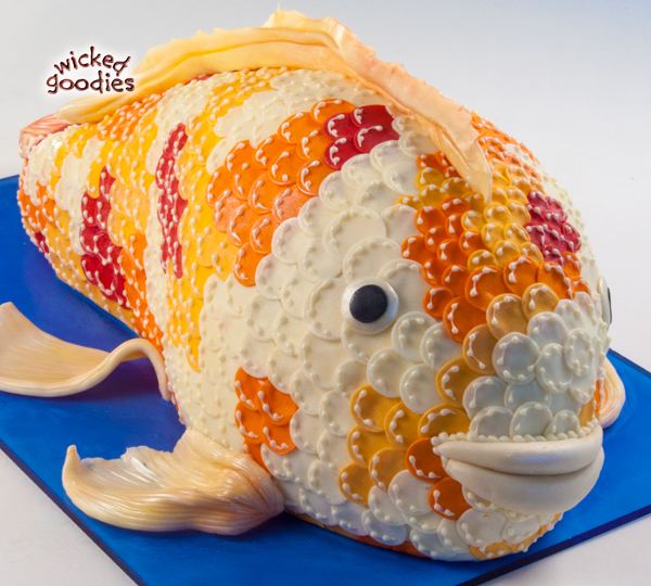 Koi Fish Cake Tutorial