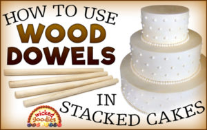 How to Use Wood Dowels in Stacked Cakes