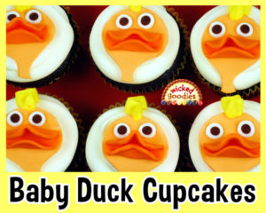 Baby Duck Face Cupcakes