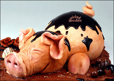 Pig Cake by Wicked Goodies