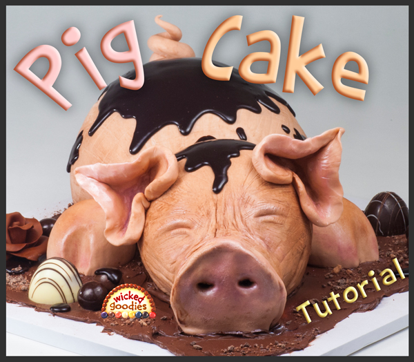 3D Pig Cake Tutorial