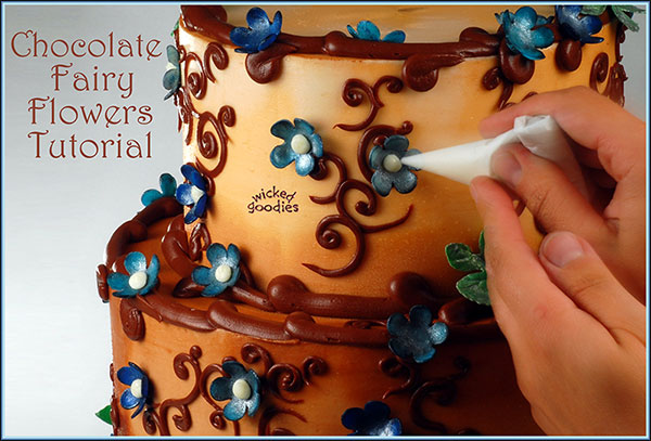 Chocolate Fairy Flowers Tutorial by Wicked Goodies