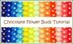 Chocolate Flower Buds Tutorial by Wicked Goodies