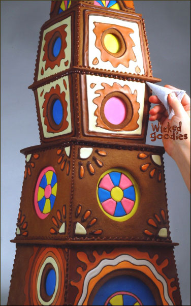 How to Make Stained Glass Windows with Royal Icing for Gingerbread Houses Wicked Goodies