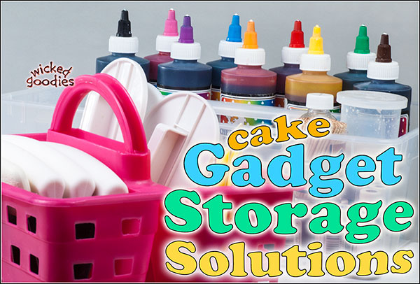 Cake gadget storage solutions by Wicked Goodies