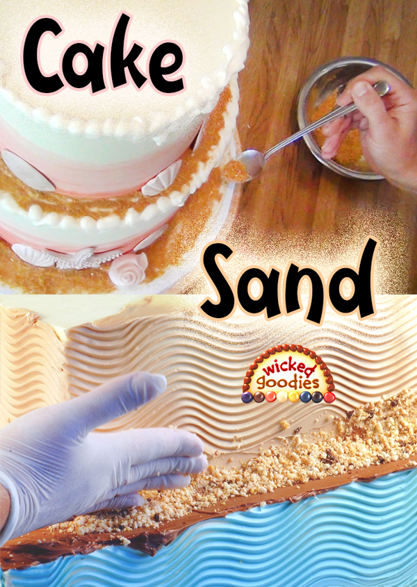 How to Make Edible Sand with Leftover Cake