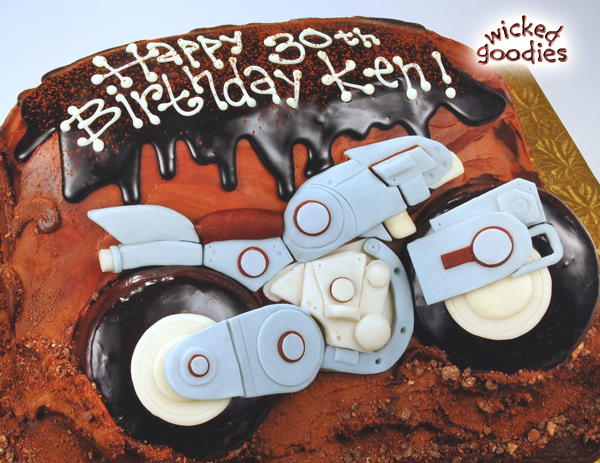 3D Motorbike Cake Tutorial