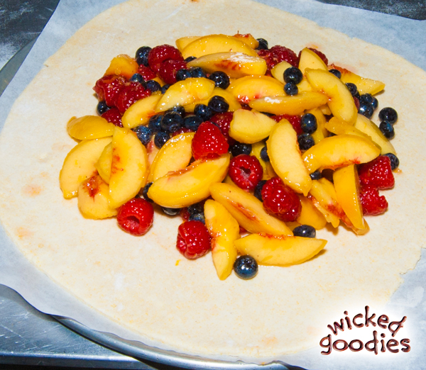 Peach Berry Galette