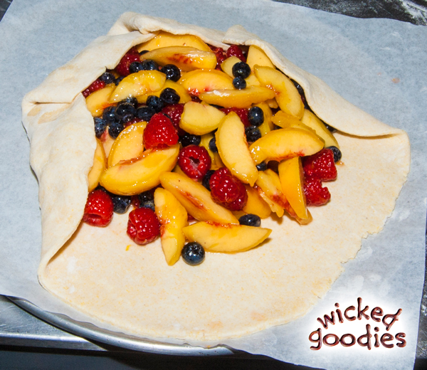 Peach Berry Galette