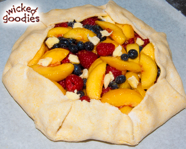 Peach Berry Galette