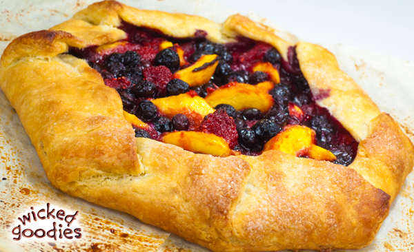 Peach Berry Galette