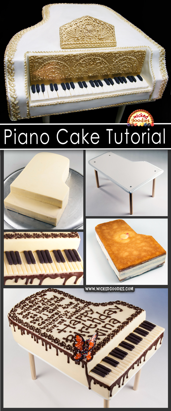 Piano Cake Tutorial