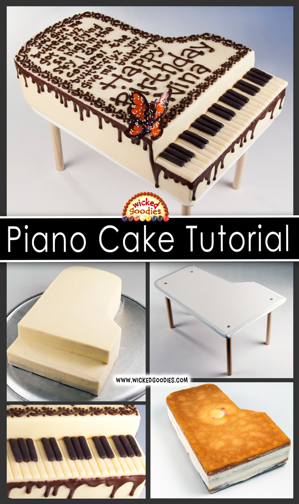 Piano Cake Tutorial