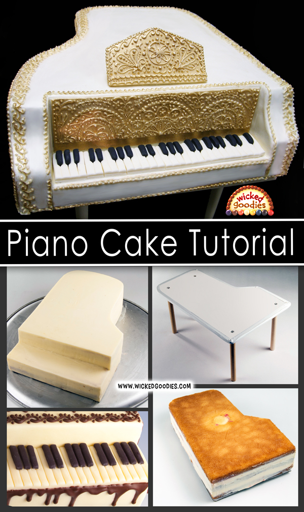 Piano Cake Tutorial