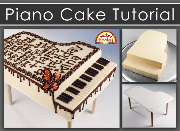 Piano Cake Tutorial