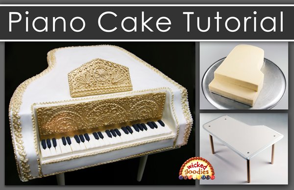 Piano Cake Tutorial