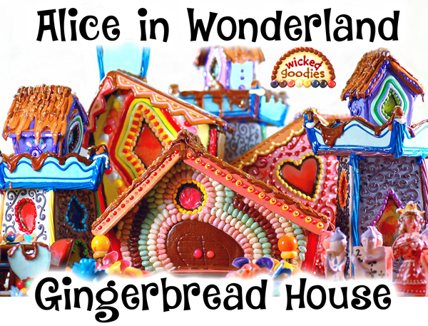 Alice in Wonderland Gingerbread House