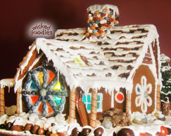 Gingerbread House Ski Chalet