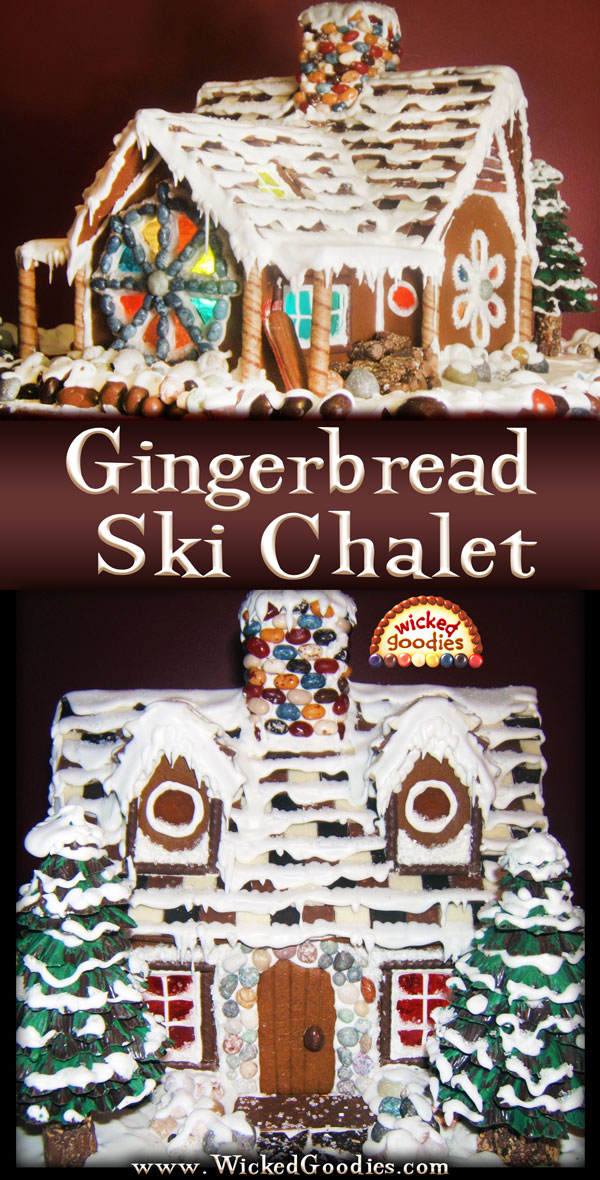 Gingerbread House Ski Chalet