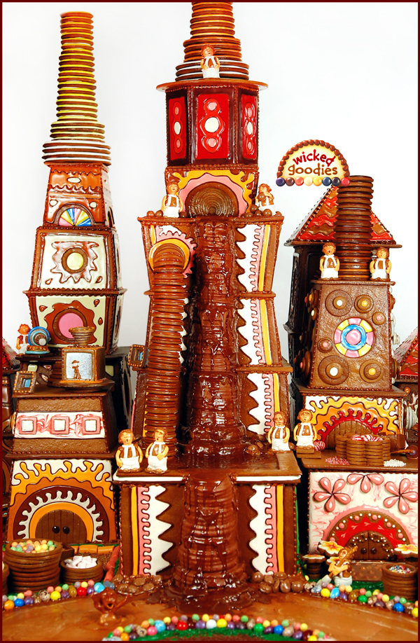 Wonka Gingerbread House Design