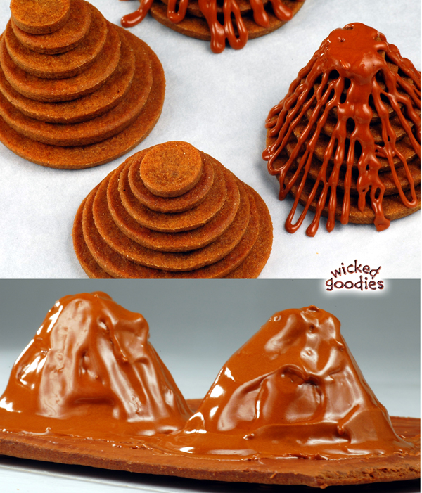 Gingerbread House Cookie Chutes and Tunnels