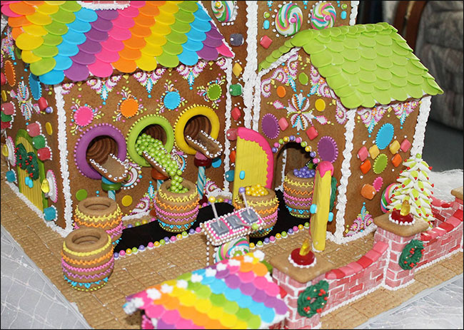 Gingerbread House Candy Factory