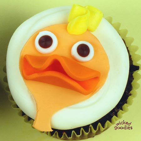 How to Make Duck Cupcakes by Wicked Goodies 