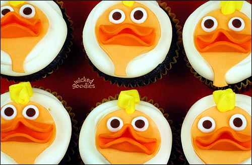 How to Make Duck Cupcakes by Wicked Goodies