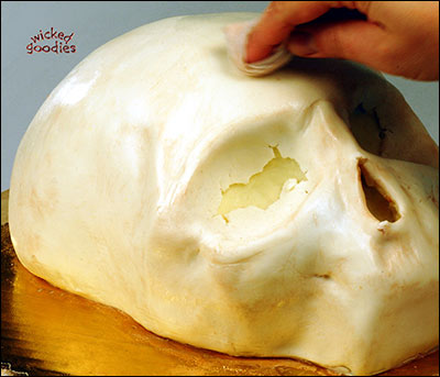 How to Make a Skull Cake by Wicked Goodies