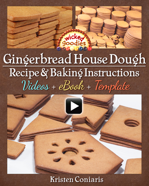 Gingerbread House Dough Recipe and Baking Instructions