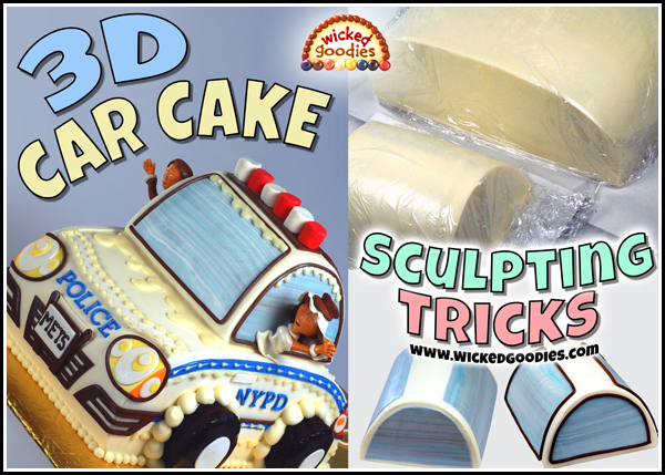 3D Car Cake Sculpting Tricks