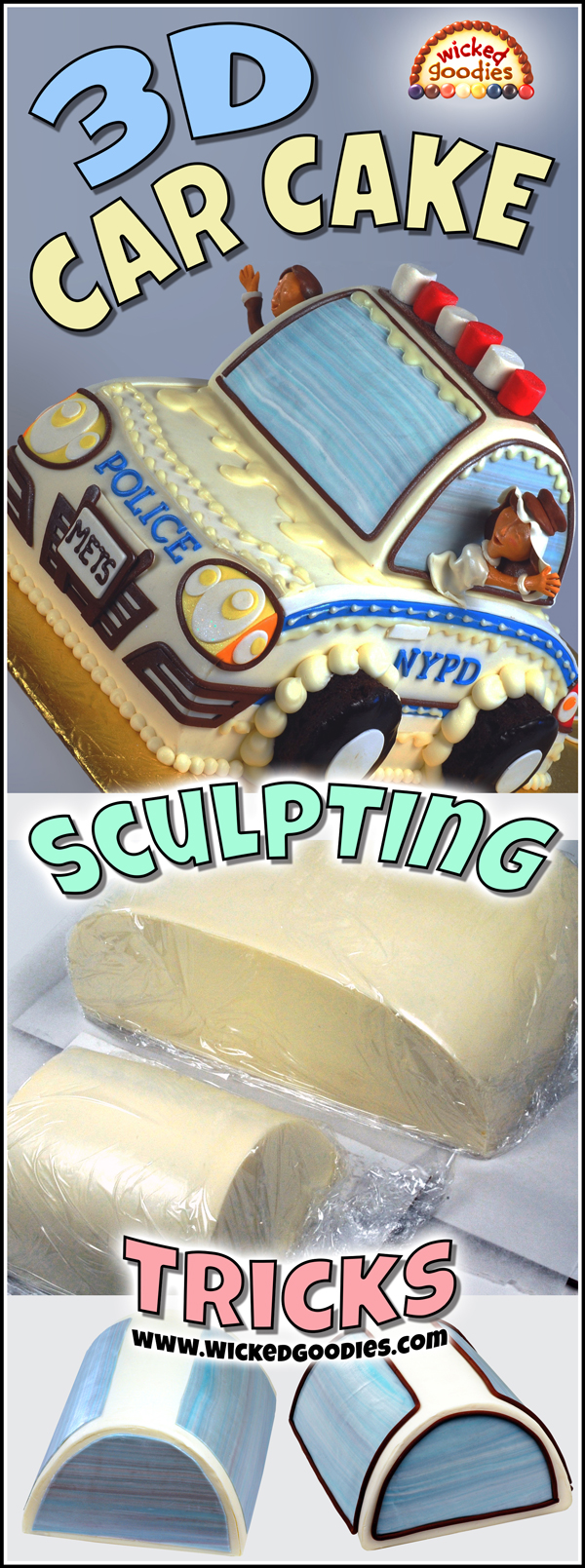 3D Car Cake Sculpting Tricks