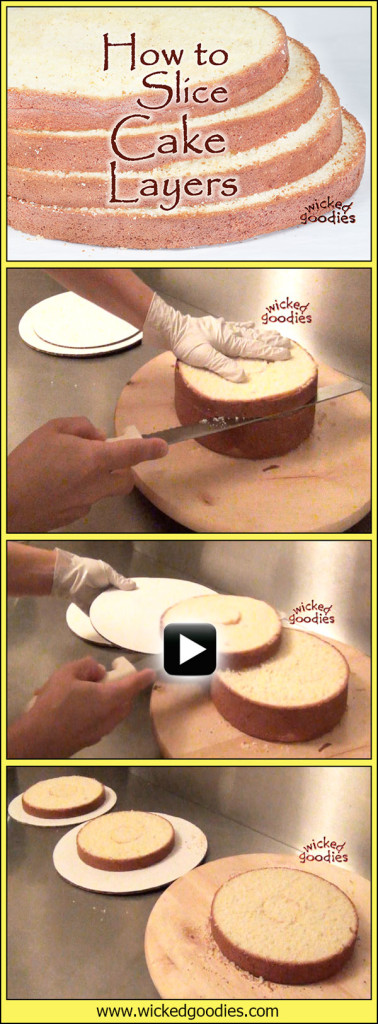 Cake Slicing Tutorial by Wicked Goodies
