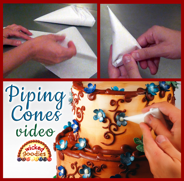 Parchment Paper Piping Cones