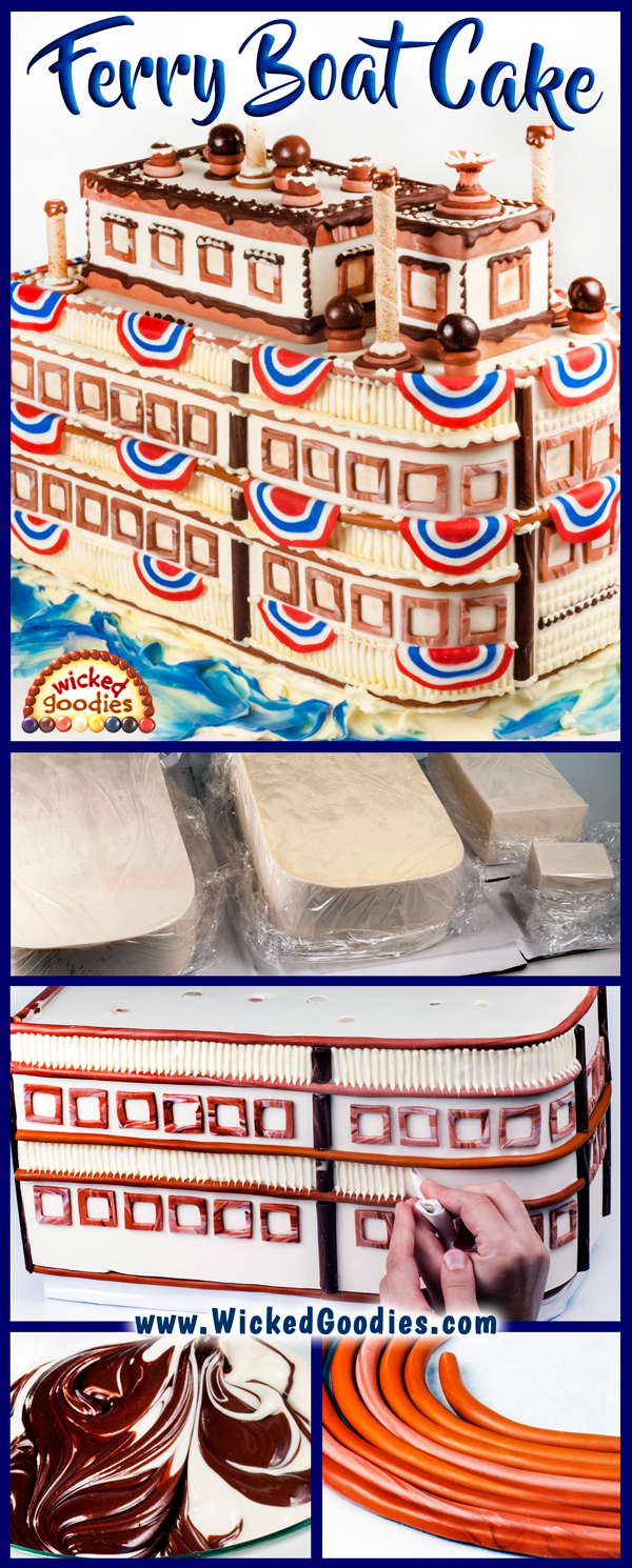 3D Boat Cake Tutorial