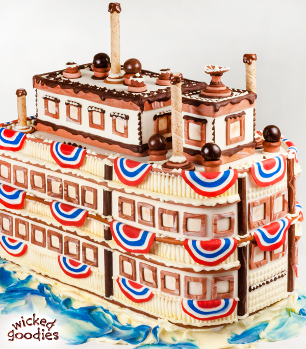 3D Boat Cake Tutorial