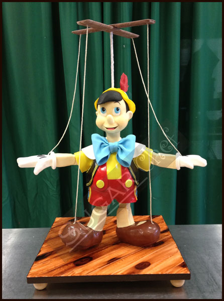 Pinnocchio Cake Decorated with Modeling Chocolate