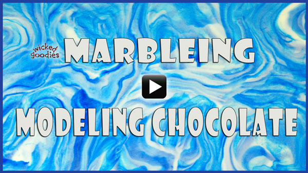 Video Tutorial on How to Marble Modeling Chocolate by Wicked Goodies