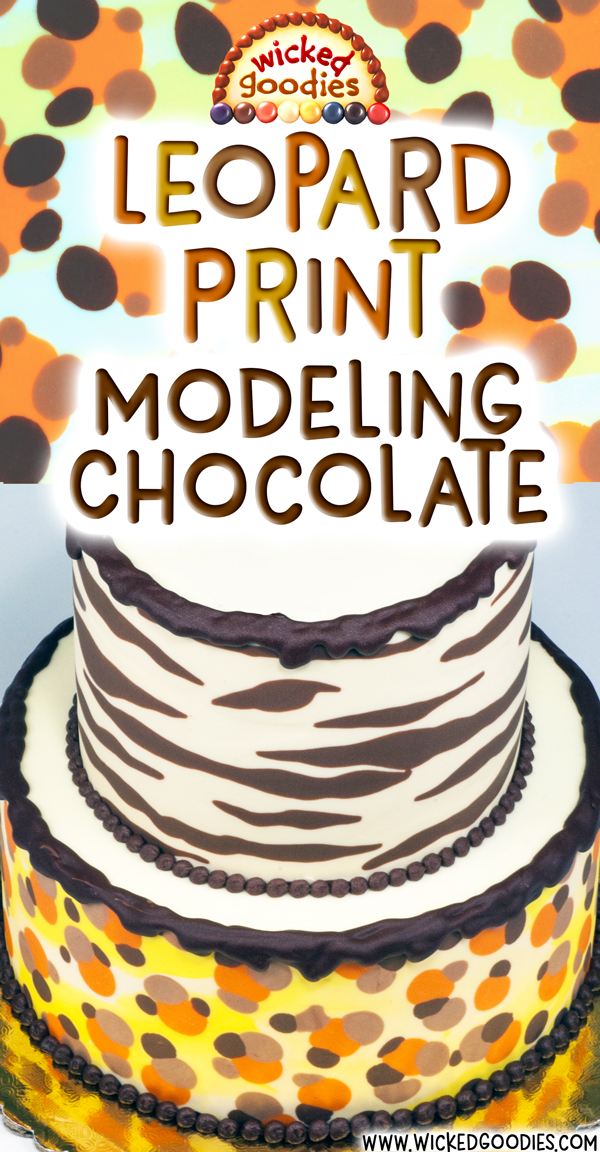 Leopard Print Modeling Chocolate Tutorial