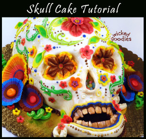 How to Make a Skull Cake by Wicked Goodies