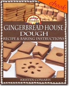 Gingerbread House Dough Recipe & Baking Instructions by Wicked Goodies