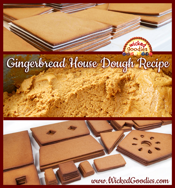 Gingerbread House Dough Recipe and Baking Instructions