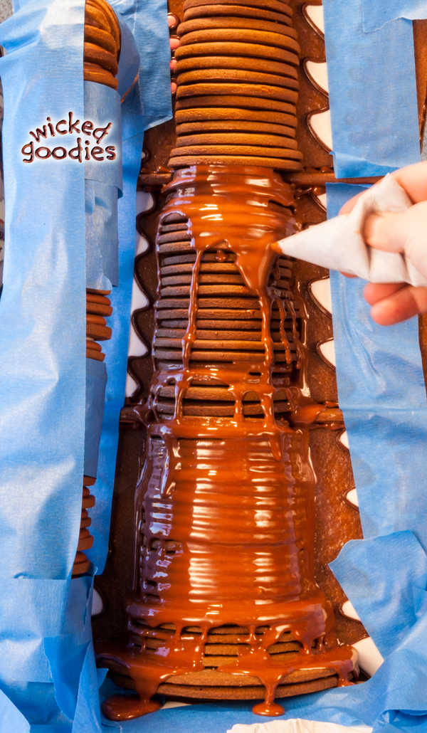 Gingerbread House Waterfall Tutorial