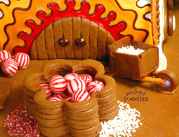 Gingerbread House Cookie Vats and Candy Delivery Systems